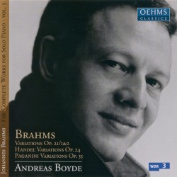 Boyde Brahms Vol. 3