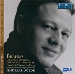 Boyde Brahms Vol. 3