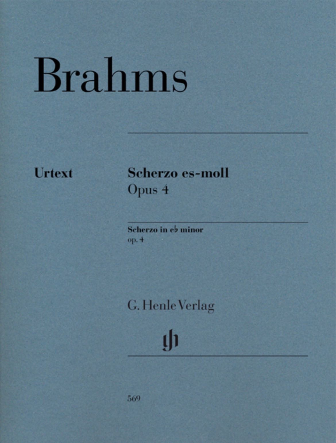 Henle Brahms Op. 4