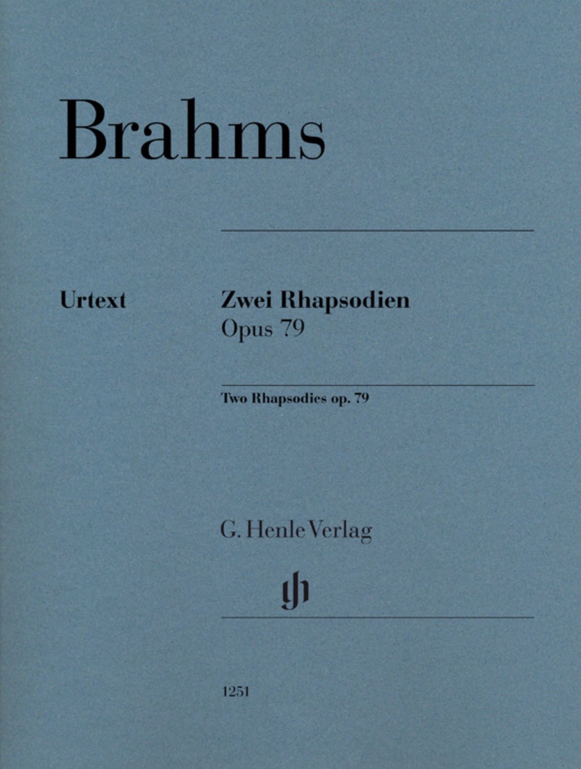 Henle Brahms Op. 79
